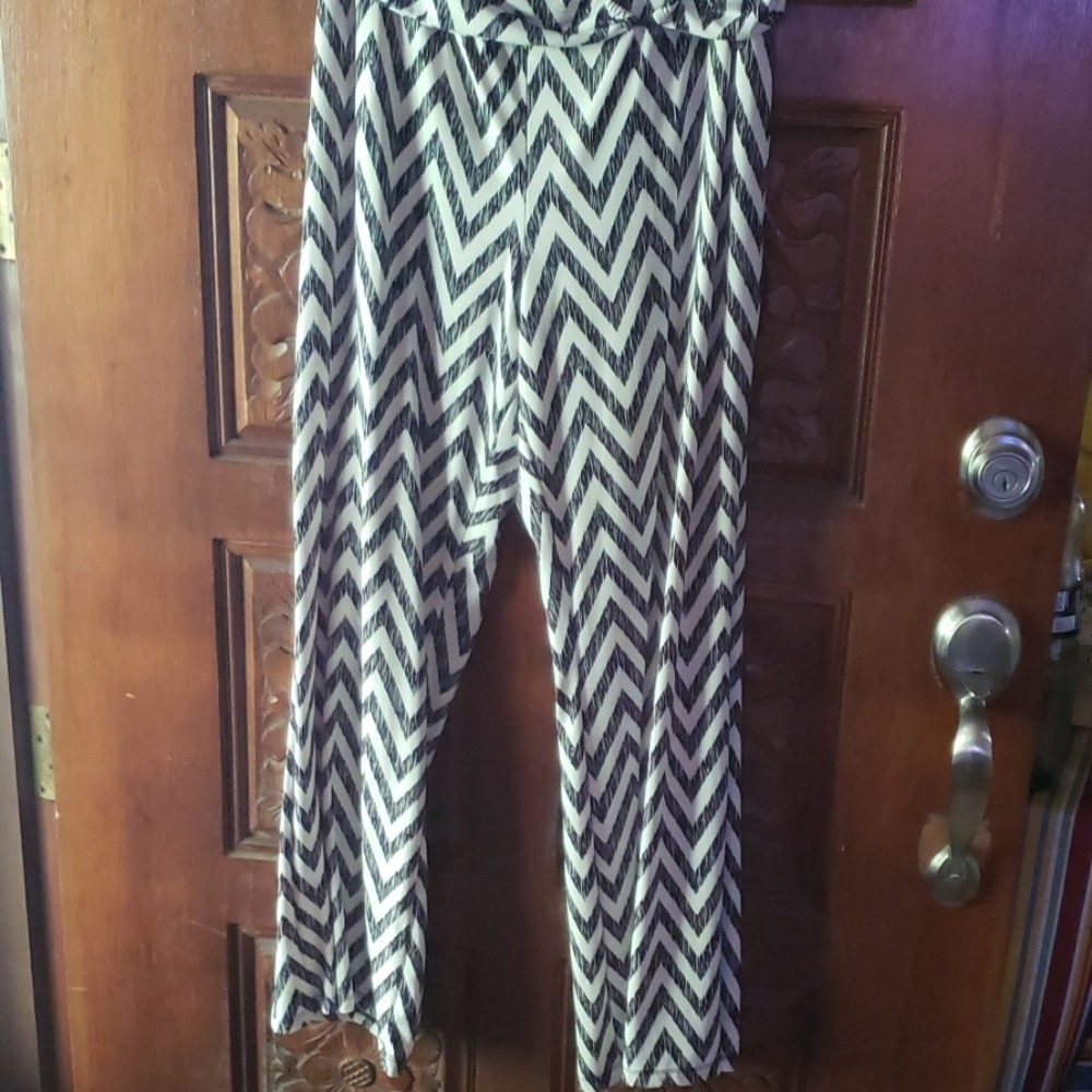 Zebra striped pants